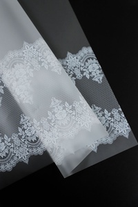 Papier Lizhiran <span class=keywords><strong>Nosa</strong></span> - Papier mat semi-transparent Giselle en dentelle, imperméable, pour emballage de fleurs et bouquets - Product Image 6
