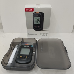 Appareils médicaux professionnels, test de glycémie rapide et portable, haute précision, <span class=keywords><strong>mini</strong></span> lecteur de glycémie numérique électrique avec bandelettes - Product Image 4