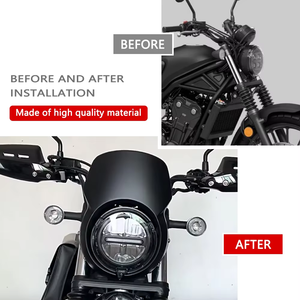 Pour <span class=keywords><strong>Honda</strong></span> <span class=keywords><strong>CL500</strong></span> CL300 CL250 2024 <span class=keywords><strong>2023</strong></span> moto pare-brise masque avant capot phare couverture carénage avec fonction étanche - Product Image 5