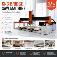 17% de réduction sur la machine de découpe CNC à pont de grande taille 2030 pour marbre, granit et pierre, idéale pour les comptoirs de cuisine