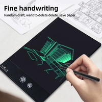 9.5 pouces plein écran lcd tablette d'écriture enfants effaçable graphique planche à dessin Portable bloc-notes