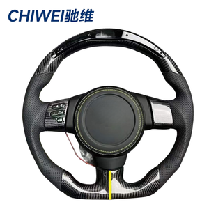 <span class=keywords><strong>Volant</strong></span> de voiture en <span class=keywords><strong>cuir</strong></span> et fibre de carbone CHIWEI Sports à 3 branches, 50 mm, pour FJ Cruiser et Land Cruiser, mise à niveau/rénovation - Product Image 5