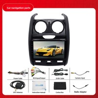 Lecteur multimédia de navigation GPS pour voiture Android 2 Din 8 cœurs avec caméra de recul pour Renault Dacia Duster 2015 2016~2018