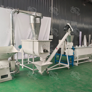 Petite ferme utilisant une ligne <span class=keywords><strong>de</strong></span> production <span class=keywords><strong>de</strong></span> granulés d'aliments pour animaux <span class=keywords><strong>de</strong></span> ferme, volailles, bovins, machine à granulés d'aliments pour animaux - Product Image 5