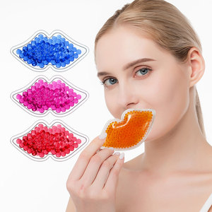PVC Shanghai Bingfan Durable Reutilizable Lip Shape Ice Pack Pequeño regalo Pvc Hot Cold Pack para el cuidado <span class=keywords><strong>de</strong></span> la belleza - Product Image 1