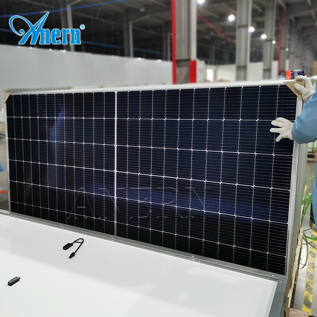 400w 450w 550w 550w Europe Warehouse Monocrystalline Half Cells Solar Pv Panels for Home Use