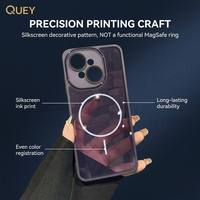 Coque transparente en TPU avec lentille colorée, support d'appareil photo tendance, compatible avec les étuis de téléphone portable 17 Pro Max