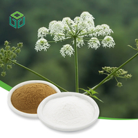 Approvisionnement direct usine : Poudre d'extrait de fruit de Cnidium Monnieri de qualité alimentaire, Osthol 10%-98% en bouteille