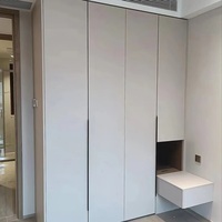 Armoire moderne pour chambre à coucher avec table de toilette armoire meubles de chambre à coucher meubles de maison en bois