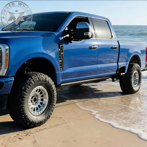 Jantes Beadlock tout-terrain forgées sur mesure Viaol 8x170 8x165.1 17x9J 18x9J/10J compatibles avec Ram 2500 <span class=keywords><strong>Hummer</strong></span> H2 Ford F-<span class=keywords><strong>250</strong></span>/350 Super Duty - Product Image 6