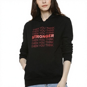 Sudaderas con Capucha de Felpa para Mujer, de Primera Calidad, Casuales, Estampadas, Antiencogimiento, con Capucha, de Poliéster/Algodón, Ropa de Invierno - Product Image 3