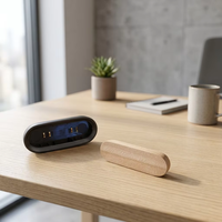Diffuseur de parfum solide de luxe moderne pour la voiture, la maison et le bureau Évent en bois de longue durée Aromathérapie Évaporation naturelle Élimination des odeurs