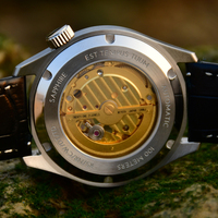 Japan 82S5 Automatikuhrwerk mit Sichtfenster, C3 Leuchtzeiger, 40mm Gehäuse, 10 ATM Wasserdicht, Herren-Armbanduhr