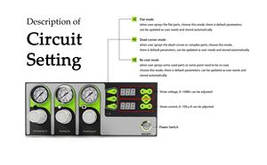 ליטון K-302 אלקטרו אוטומטית צבע תרסיס ציפוי מכונת אקדח עבור כסף כרום פלסטיק ציפוי זהב חלק כסף - Product Image 6