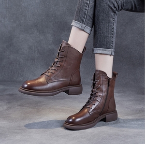 Botas de Invierno TSB8 Pilot de 6 Pulgadas, Unisex, Personalizadas, Estilo Británico, Forro Polar, Elegantes Botas de Tobillo - Product Image 3