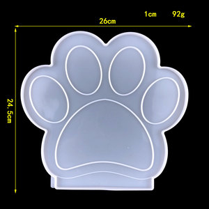 Moule en résine époxy UV personnalisé pour patte de chien, kit de fabrication de cadre photo pour animal de compagnie, souvenir commémoratif - Product Image 6