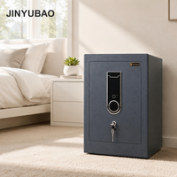 Caja Fuerte Inteligente con Huella Dactilar Biométrica, Caja de Seguridad de Acero Resistente con Panel Táctil Digital para el Hogar, Oficina y Hotel