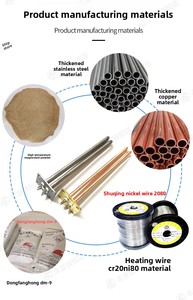 Tubo de Calentamiento de Acero Inoxidable Premium para Cafetera <span class=keywords><strong>Krups</strong></span> 2KW 3KW 4KW, Pieza de Repuesto para Generador de Vapor - Product Image 4