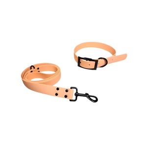 Ichiraku PVC Pet Leash And Collar Set Waterproof <b>Bite</b> Resistant Dog Walking Gear Outdoor Use - Product Image 4