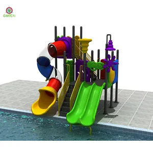 Jinmiqi Factory New Design Playground Equipment Fiberglass Spray Park Equipment Manufacturer Water Park Water Slid