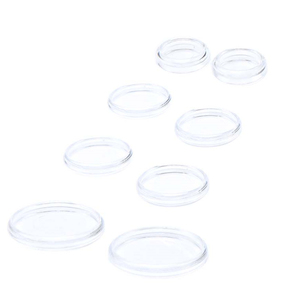 1000 pz/pacco 18/24/28/32/38mm dischi di rilegatura felice Planner anelli Super trasparente per dischi PC per diario diario in materiale plastico - Product Image 1