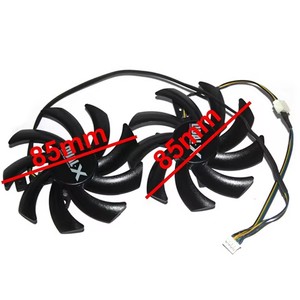85 มม.FD7010H12S พัดลมการ์ดกราฟิกวิดีโอสำหรับแซฟไฟร์ HD 7790 7850 7870 7950 <span class=keywords><strong>R9</strong></span> 280 <span class=keywords><strong>290</strong></span> 270X แทนที่ FDC10H12S9-C - Product Image 4
