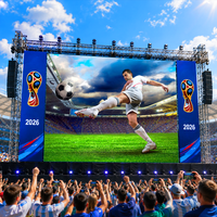 Écran LED d'extérieur DDW P3.91 pour location, affichage sans écran noir, clé en main, étanche IP65, mur vidéo 8K pour matchs de football en direct