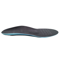Semelles de sport Poron PU pour hommes et femmes Inserts de chaussures en gel confortables avec appuis de la voûte plantaire pour la course et les activités athlétiques