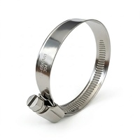 Collier de serrage à vis sans fin de type allemand, largeur de bande 9 mm, en acier inoxydable SS304 W4 DIN3017 pour tuyaux