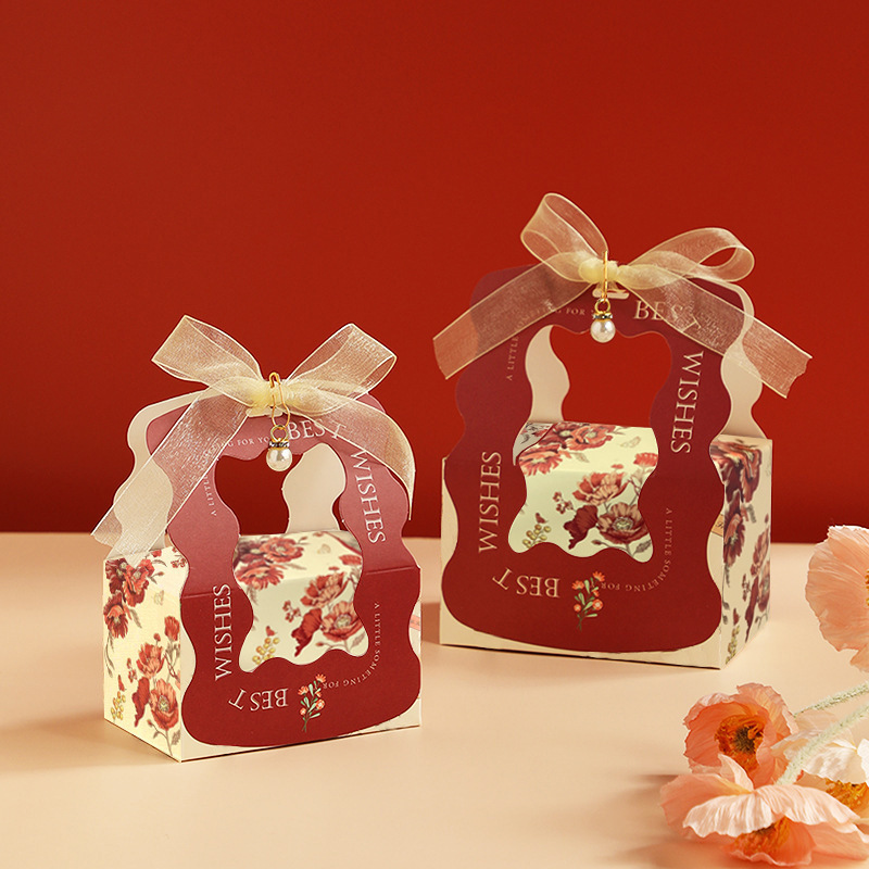 Perle élégante en fil d'or rouge