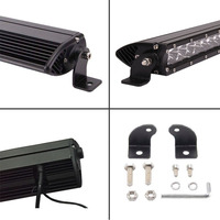Greens huo Straight Led 4x4 Offroad Einreihige Licht leiste weiß Amber Red Strobe Atv Truck Led Licht leiste