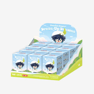 Authentique Pop Martt Genshin Impact Dress-Up Dreams Themed Chibi PVC Cute Game Character Collectible Surprise Blind Box - Product Image 1