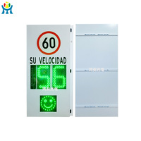 Señalización de Tráfico Personalizada P10 con Control Remoto, Señalización de Carretera con Panel Solar, Detector de Radar de Límite de Velocidad, Pantalla LED para