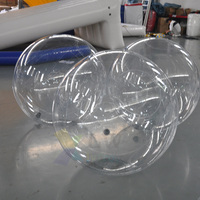 Ballon transparent gonflable personnalisé pour publicité commerciale, décoration avec tissu en PVC
