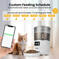 TIZE fournitures pour animaux de compagnie top vente APP télécommande micropuce chien wifi chat distributeur de nourriture mangeoire caméra intelligente automatique mangeoire pour animaux de compagnie