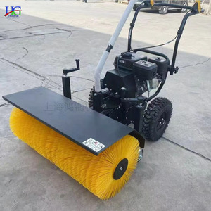 Usine vendant professionnel haute qualité essence main pousser balayeuse à neige Machine efficace <span class=keywords><strong>Mini</strong></span> <span class=keywords><strong>tracteur</strong></span> chasse-neige - Product Image 4