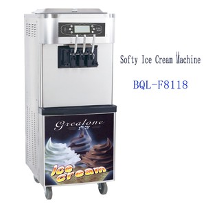 เครื่องทำไอศกรีมเชิงพาณิชย์ F8118 สำหรับทำไอศกรีมขาย ขนาดเล็ก ราคาประหยัด สำหรับใช้ในบ้านและอุตสาหกรรม 3 รสชาติ - Product Image 4