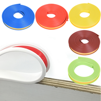 Bande de protection pour bords de meubles, panneaux de bois, armoires, tables, chaises, en forme de U, en caoutchouc de silicone, flexible et durable