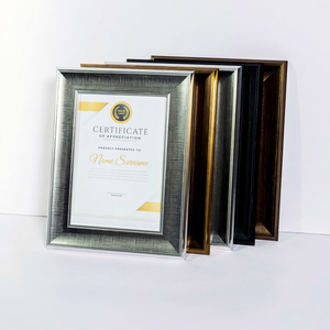 Cadre de présentation élégant pour certificat A4, cadre pour affichage de photos, produits de décoration intérieure, OEM ODM. - Product Image 1