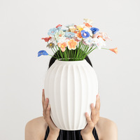 Décoration de bureau moderne minimaliste et créative, fleur éternelle Phalaenopsis, marguerite, cadeau de la Saint-Valentin pour le salon