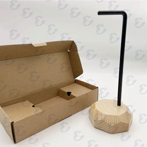 Soporte personalizado de alta gama para auriculares, soporte de exhibición de madera de diseño único para auriculares - Product Image 2