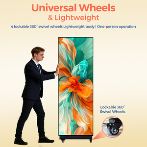 ตู้คีออสก์นำทางดิจิทัล HD 3840P แบบตั้งพื้น พร้อมจอแสดงผล LED โฆษณาแนวตั้งแบบสัมผัสสีเต็มรูปแบบ และจอแสดงผลดิจิทัล - Product Image 4