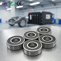 Roulement à billes 6003 2RS 17x35x10mm à gorge profonde, roulement de pompe à eau, roulement automobile, fabriqué en Chine par Transhaft