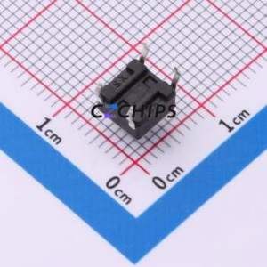 SH-6X6X6H-CJ Tactile Switch DIP-4P,6x6mm Switch Single Pole Single Throw Round Button 2.5N Through Hole - Product Image 2