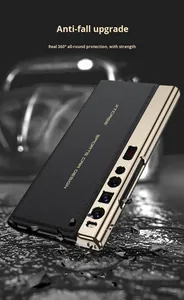 Étuis de téléphone portable de luxe en cuir + PC magnétique, pliables, plaqués, pare-chocs, <span class=keywords><strong>Mate</strong></span> Xs 2, protection contre les chocs, protection de l'objectif, support de livre rabattable - Product Image 2