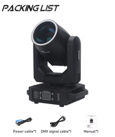Mini faisceau 200W LED arc-en-ciel faisceau lumière mobile Gobo Dj Disco scène lumière DMX tête mobile pour événement boîte de nuit
