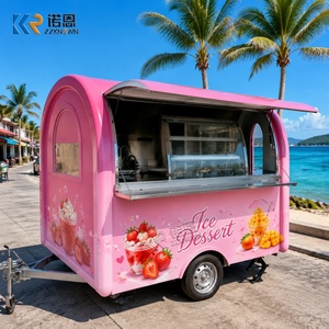 Gerobak Makanan Mobile yang Dapat Diderek, Terbuat dari Fiberglass, Dapur Luar Ruangan, untuk Jajanan Jalanan, Penjual Pasar Malam, Katering, Usaha Kecil - Product Image 1