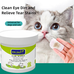 Toalhetes orgânicos para animais de estimação, toalhetes húmidos para limpeza de ouvido de cão, atacado - Product Image 2