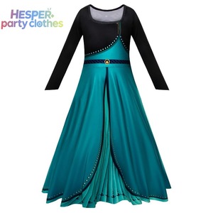 ชุดคอสเพลย์เจ้าหญิงแอนนา HESPER สำหรับเด็กผู้หญิง ชุดเดรสหรูหราสำหรับการแสดง ชุดเดรสยาวพร้อมผ้าคลุมสำหรับเด็ก - Product Image 2