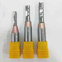 1/2 pouces tige 12.7mm TCT droite fraise à bois 3 cannelures acier haute vitesse CNC BITS pour rainurer le bois MDF